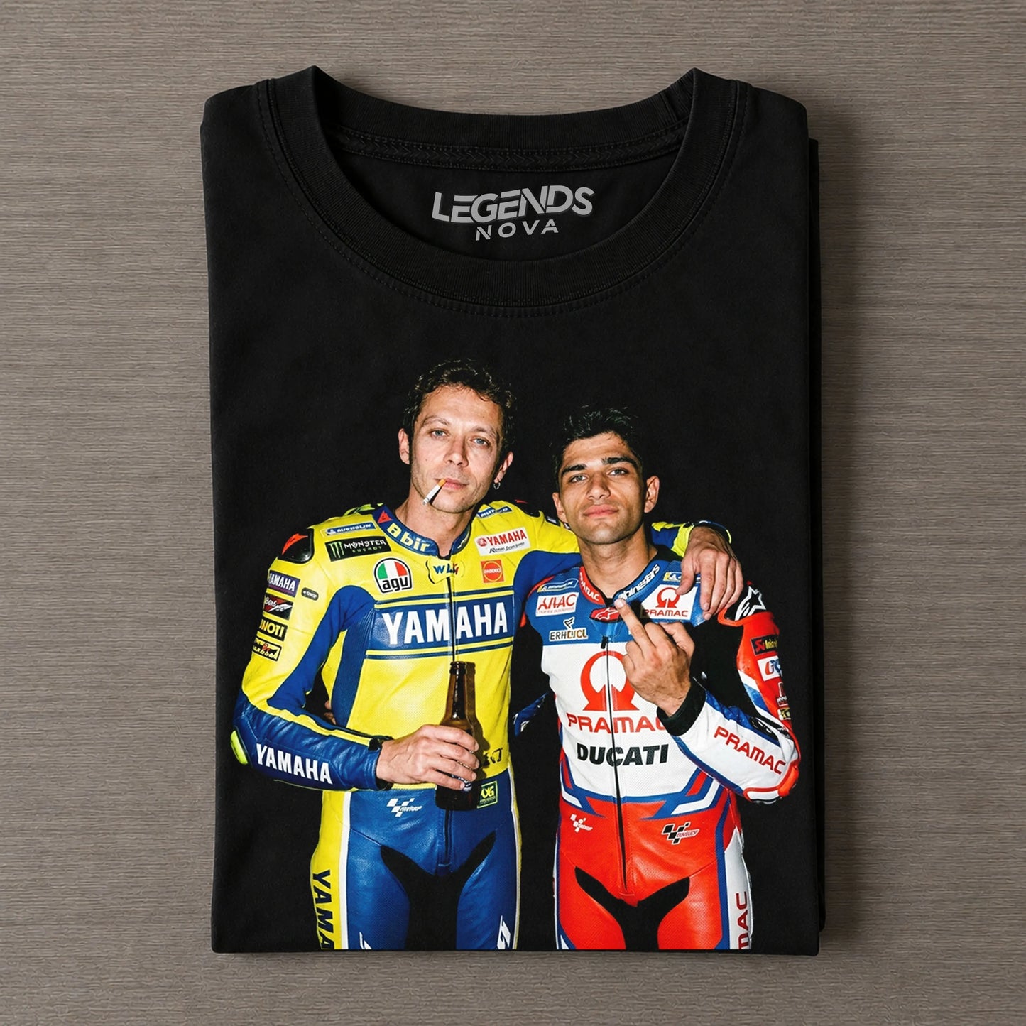 Jorge Martín & Valentino Rossi Moto GP T-shirt