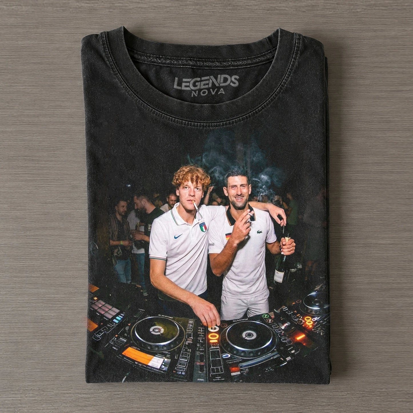 Wimbledon 2026 Men's Singles Germany Novak Djokovic & Italy Jannik Sinner Tennis T-shirt