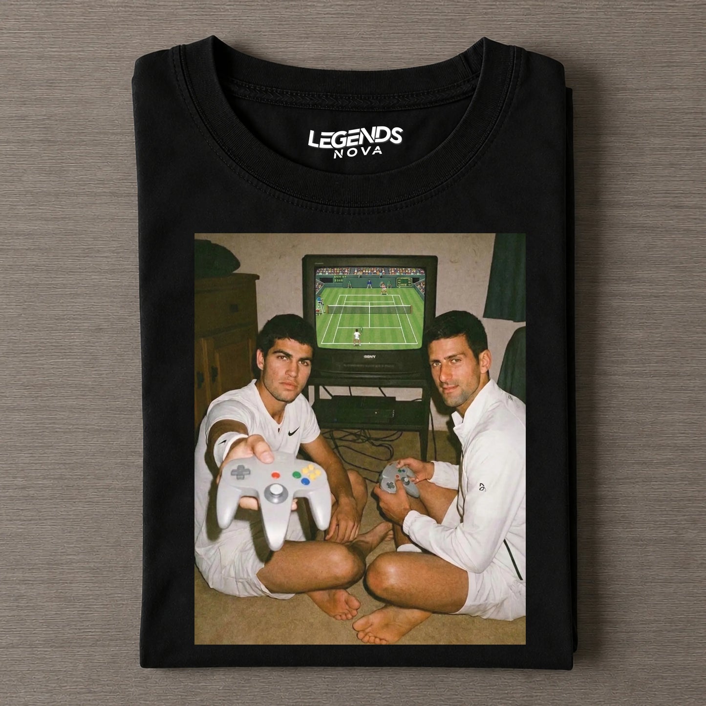Novak Djokovic vs Carlos Alcaraz Tee