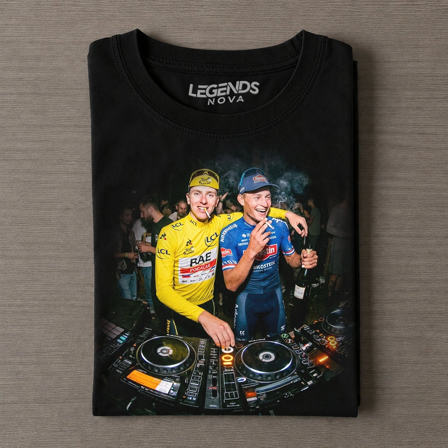 Mathieu van der Poel & Tadej Poga?ar Funny 2026 Tee