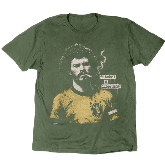 Doctor S¨®crates Futebol ¨¦ Liberdade T-Shirt
