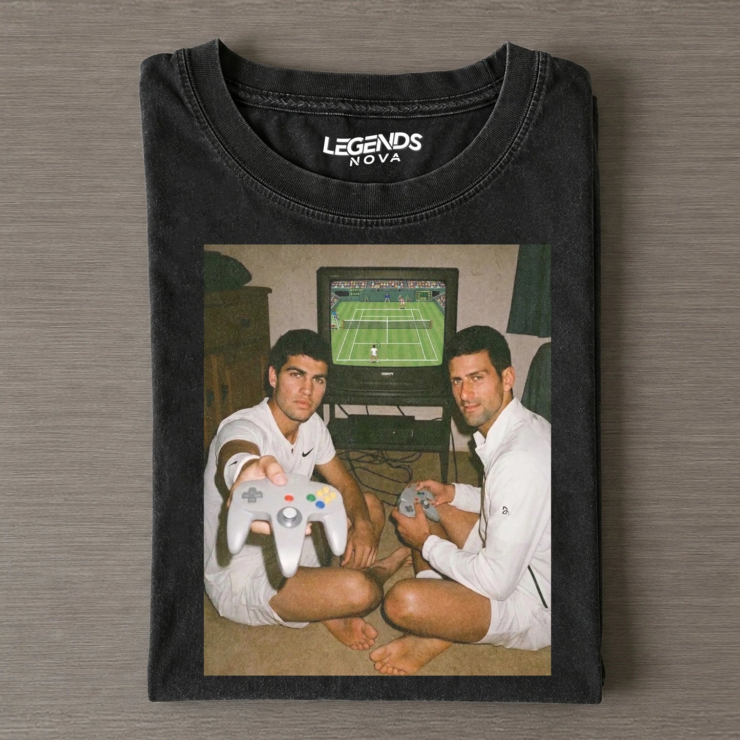 Novak Djokovic vs Carlos Alcaraz Tee
