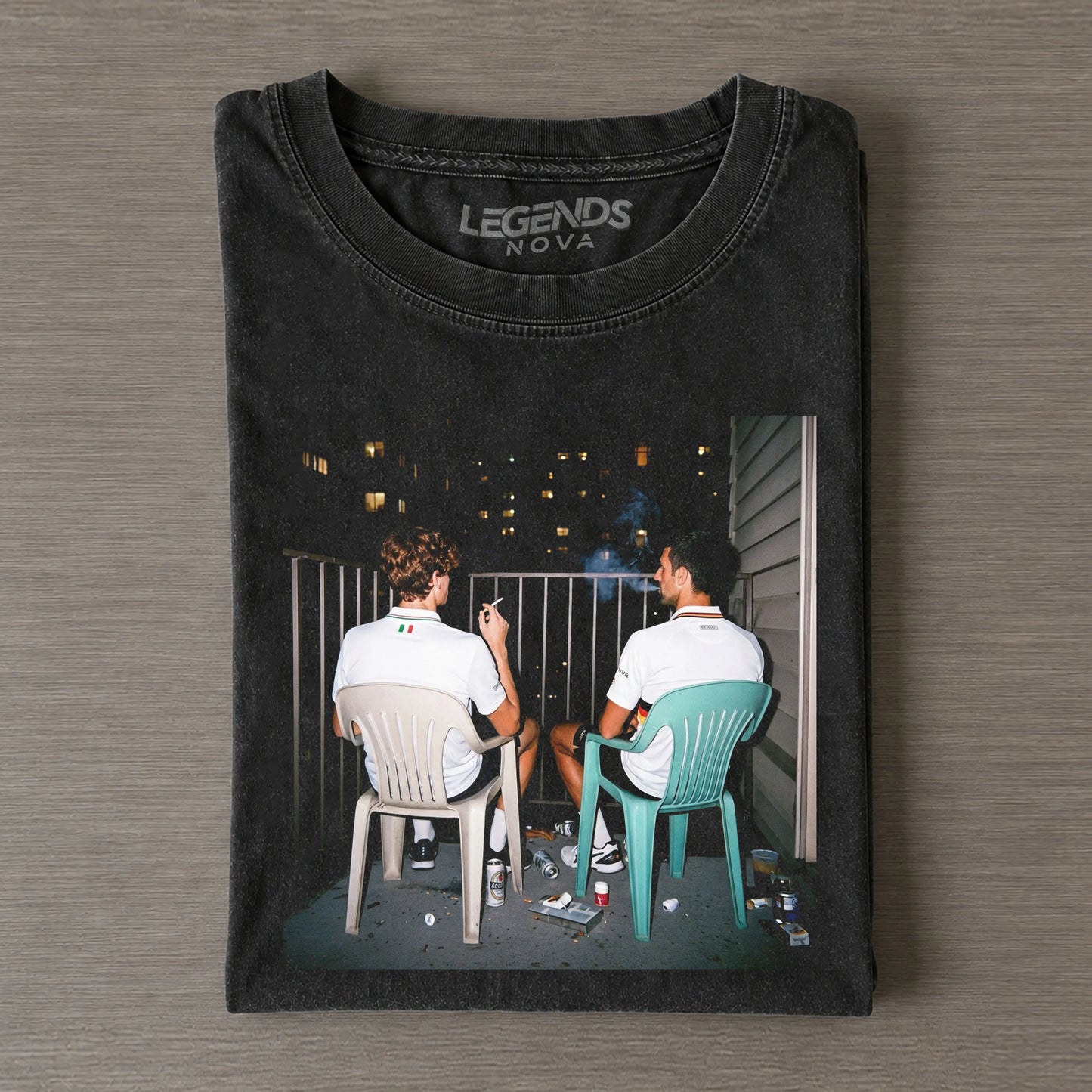 Wimbledon 2026 Men's Singles Germany Novak Djokovic & Italy Jannik Sinner Tennis T-shirt